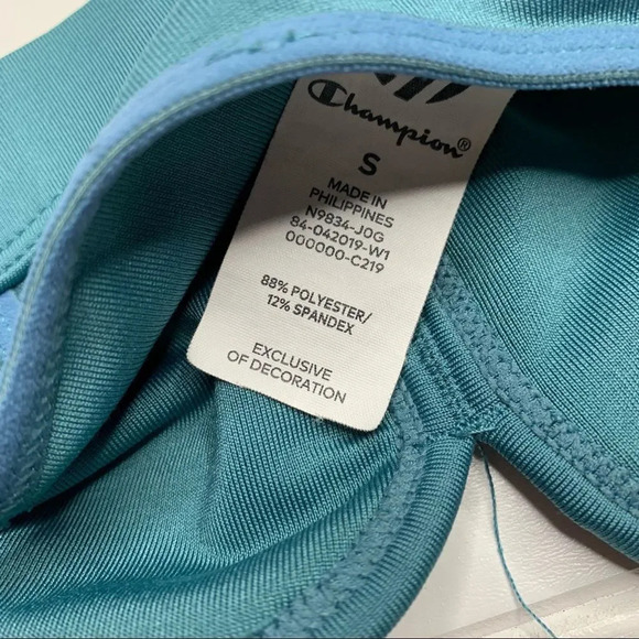 Champion Teal Sports Bra - Picture 5 of 6